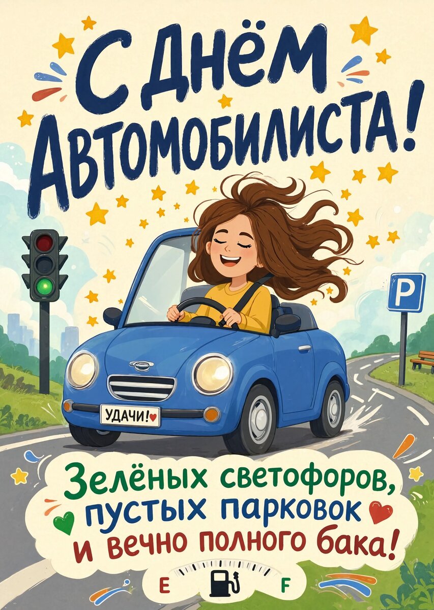 откртыка с Днем Автомобилиста-22
