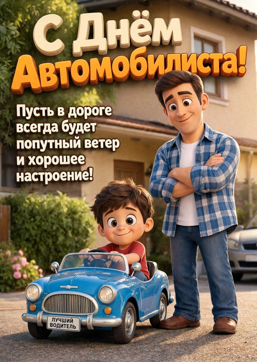 откртыка с Днем Автомобилиста-28