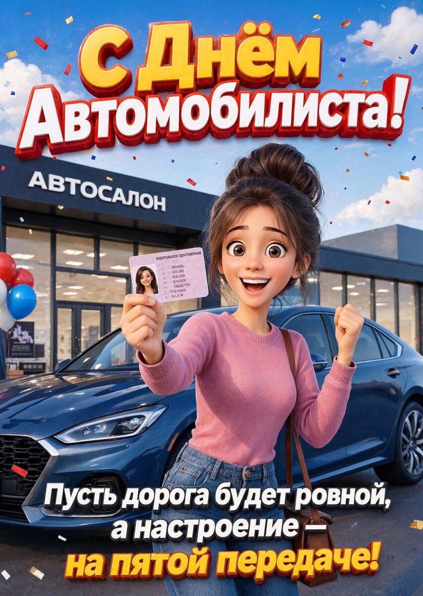 откртыка с Днем Автомобилиста-29