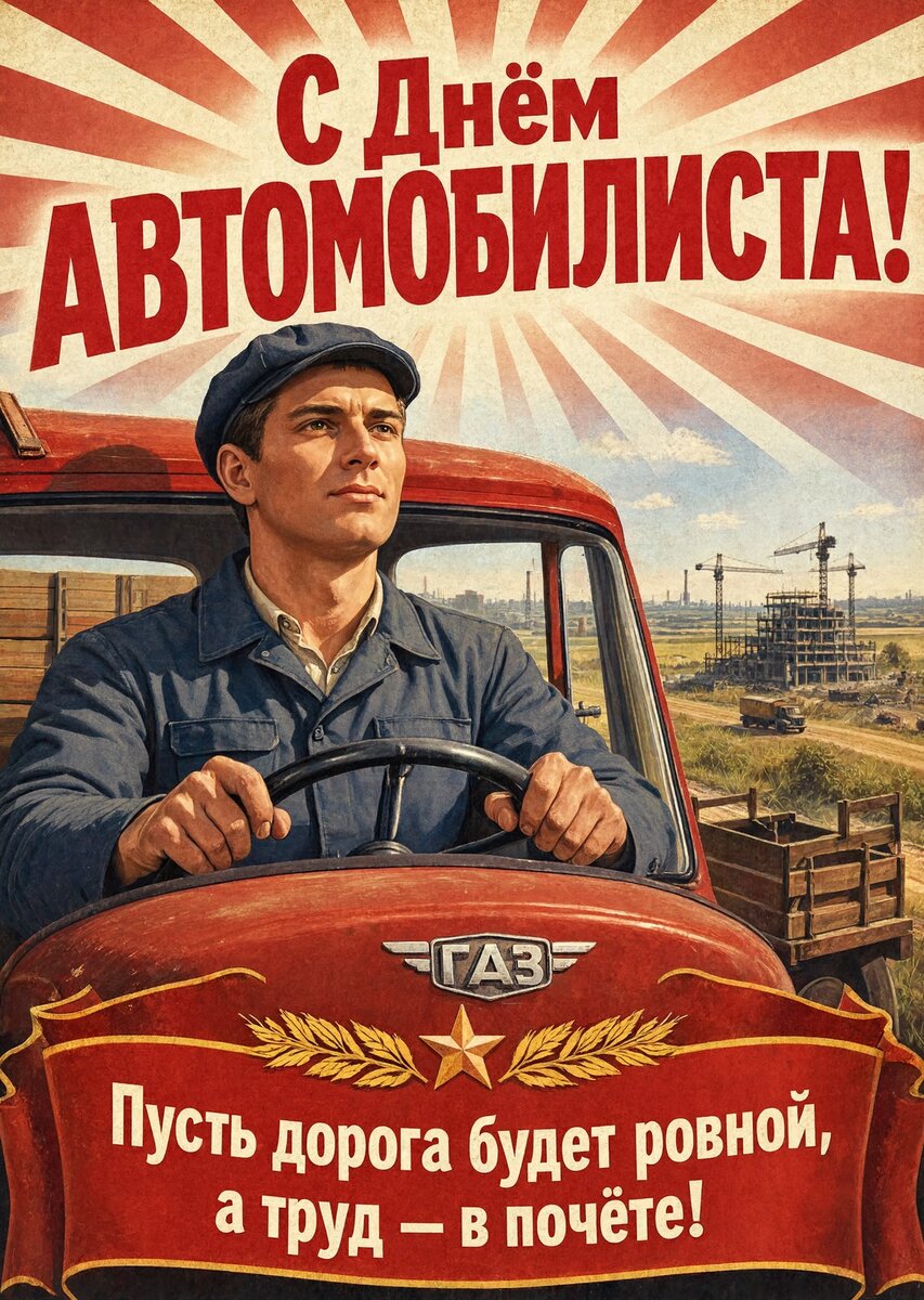 откртыка с Днем Автомобилиста-30