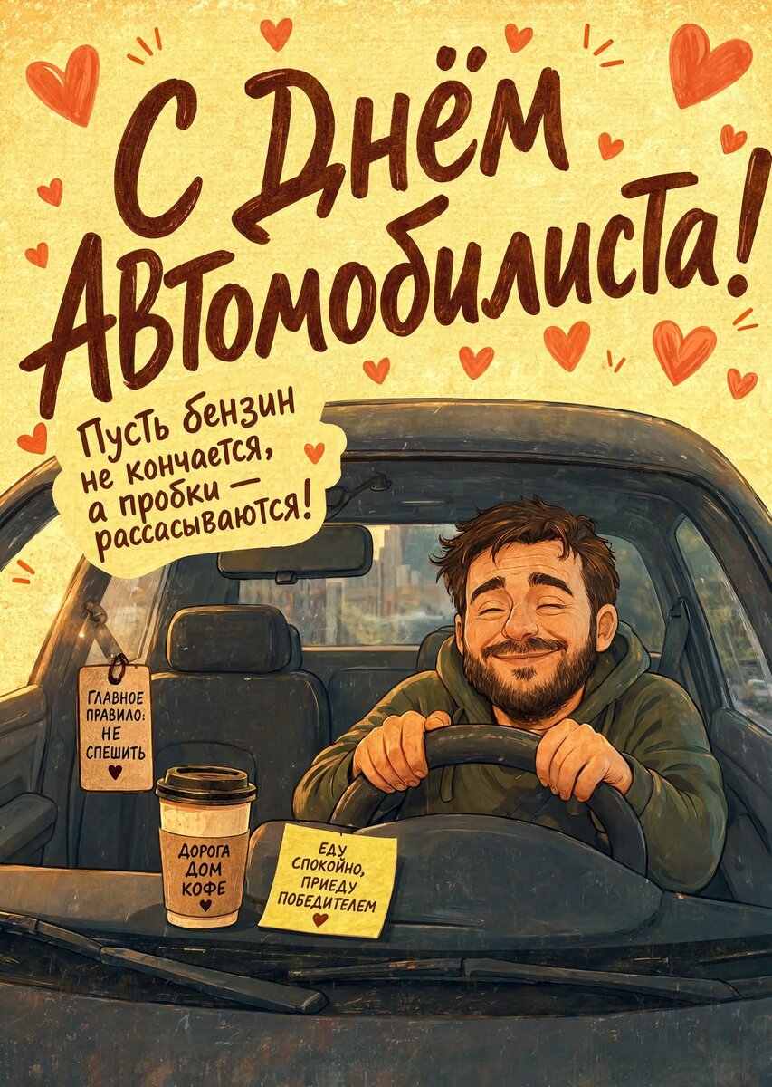 откртыка с Днем Автомобилиста-31
