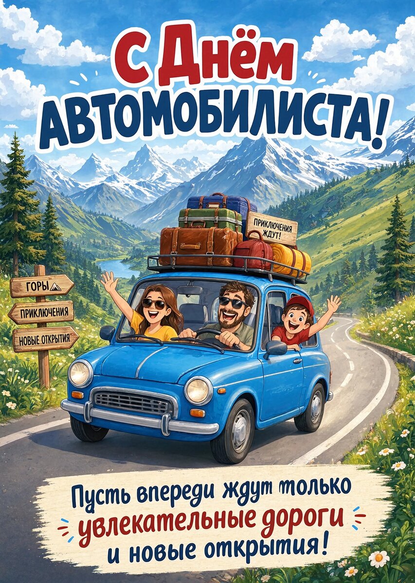 откртыка с Днем Автомобилиста-33
