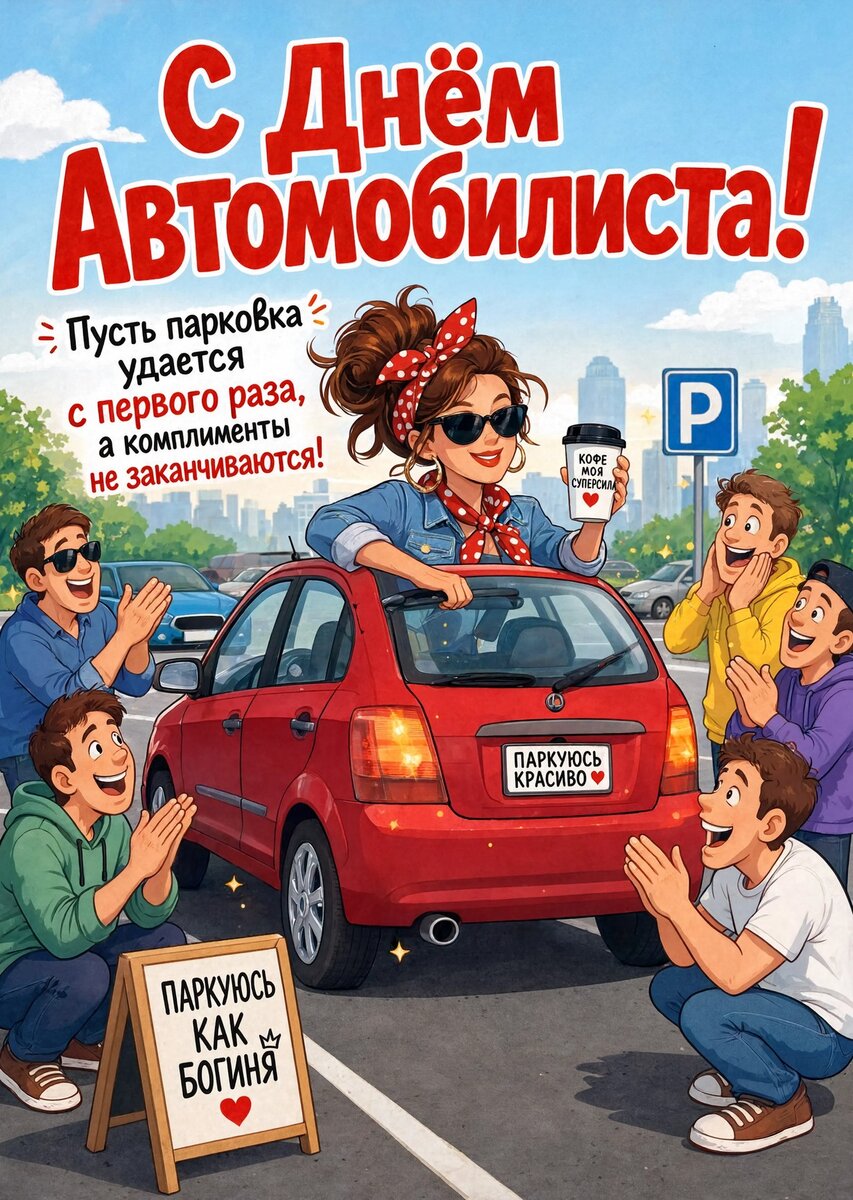 откртыка с Днем Автомобилиста-38