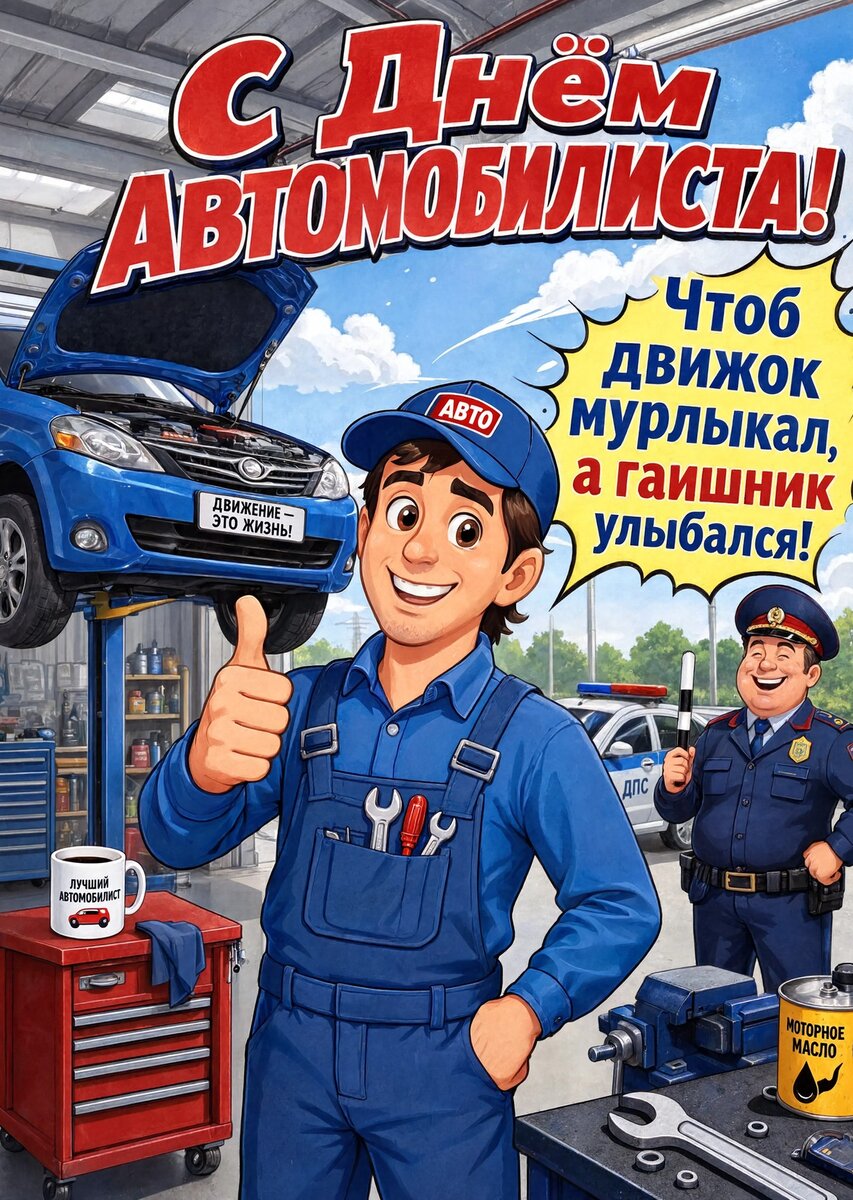 откртыка с Днем Автомобилиста-39