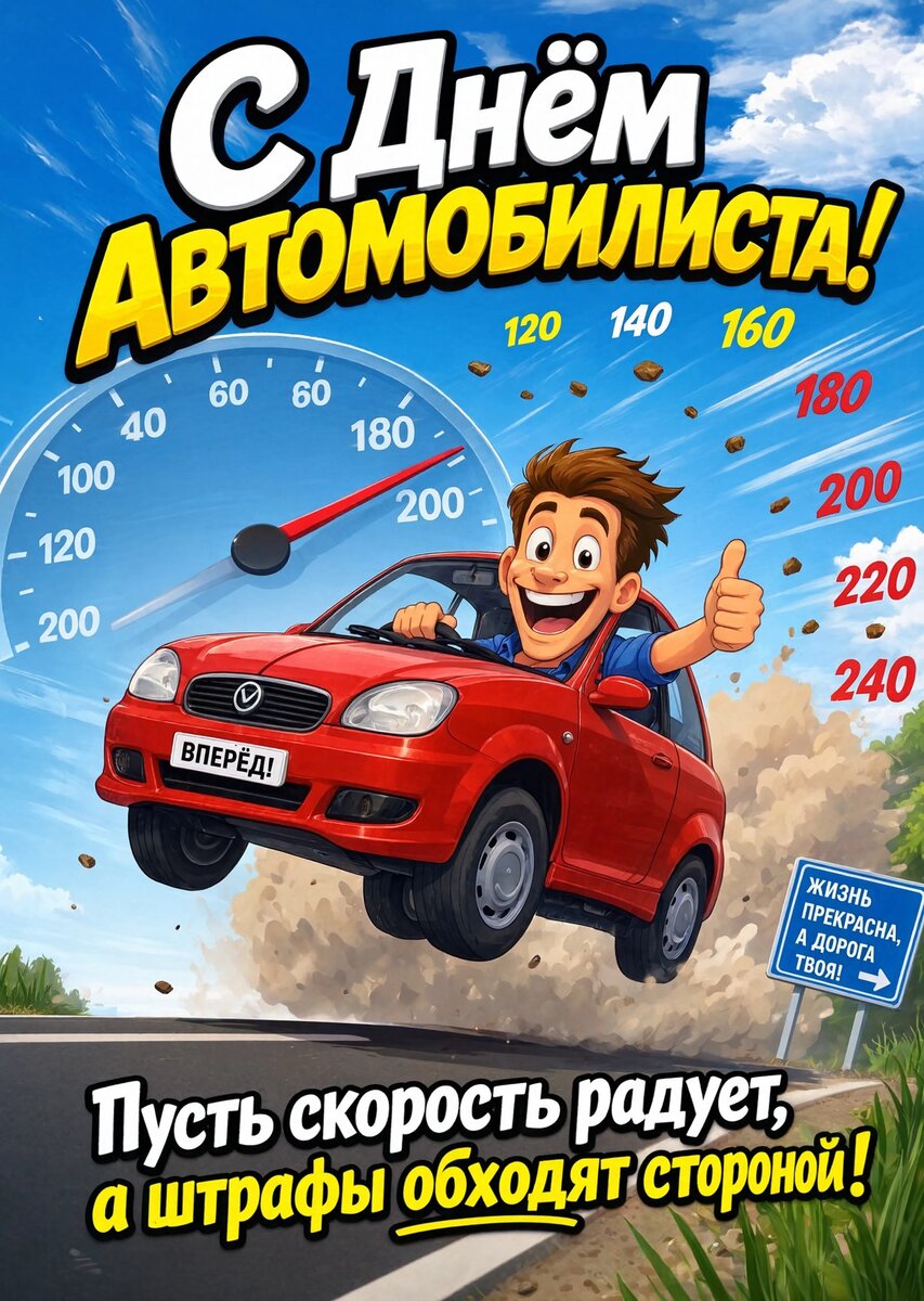 откртыка с Днем Автомобилиста-42