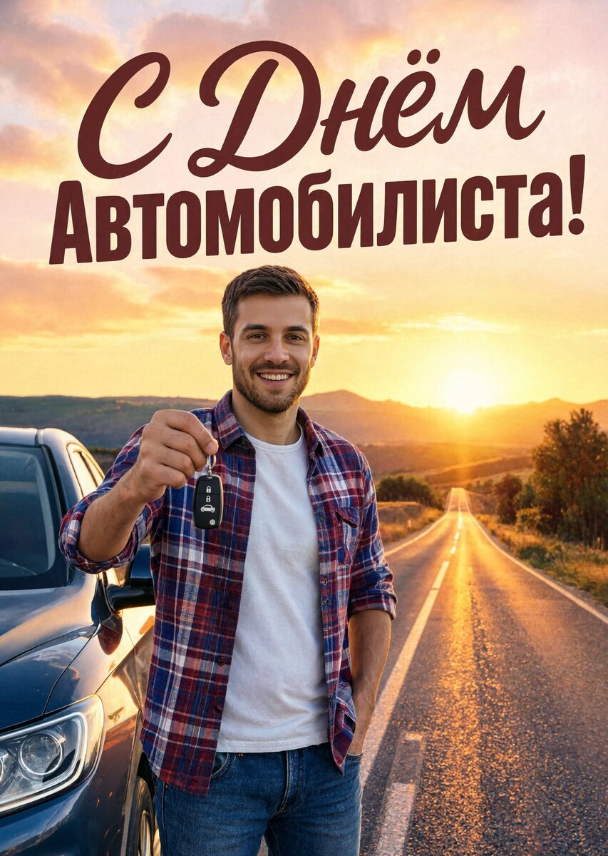 откртыка с Днем Автомобилиста-43