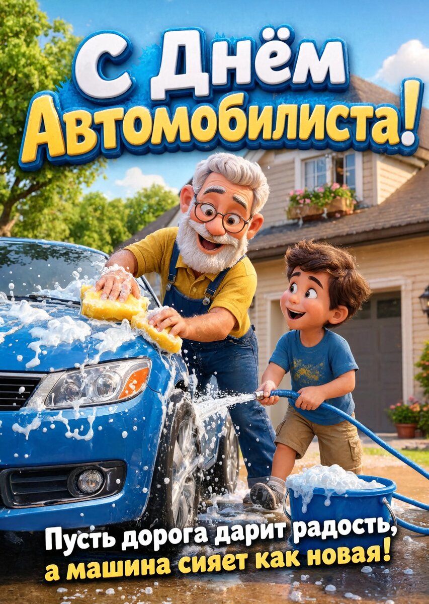 откртыка с Днем Автомобилиста-56