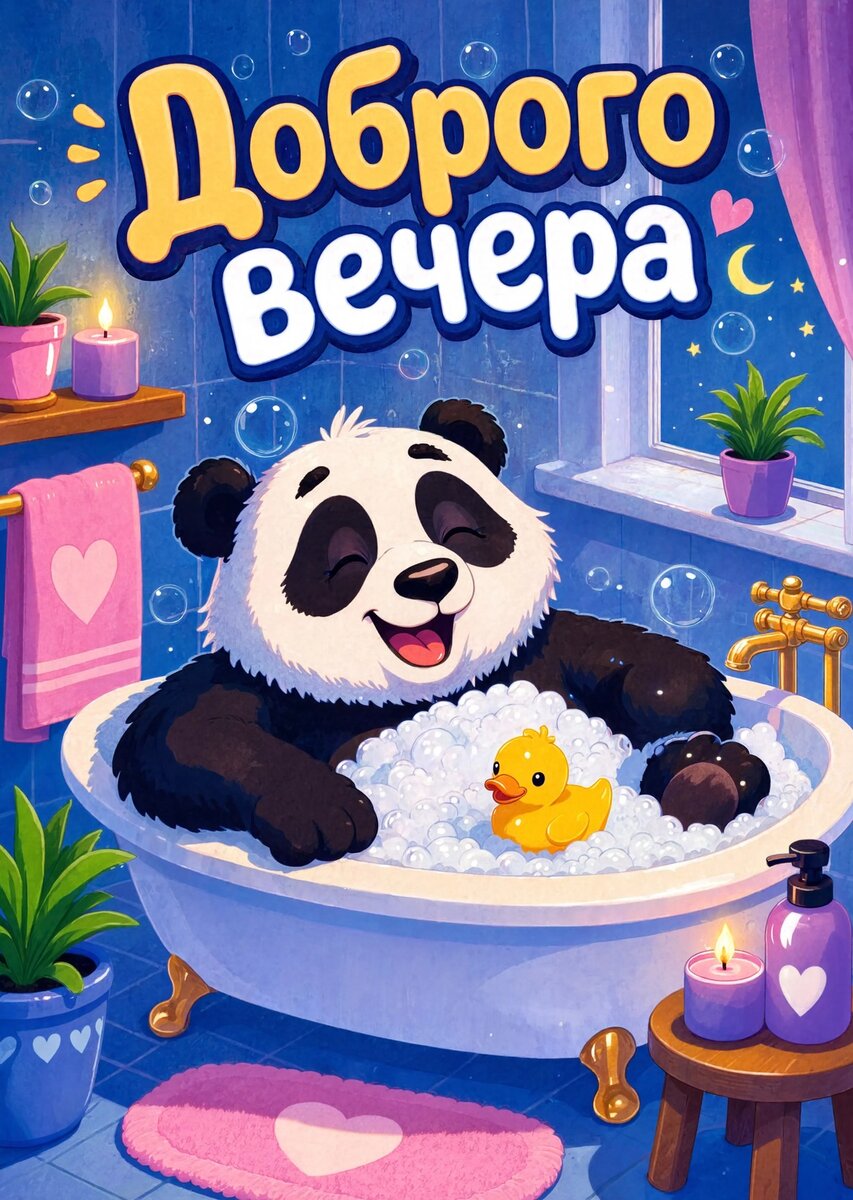 Открытка Доброго вечера #100