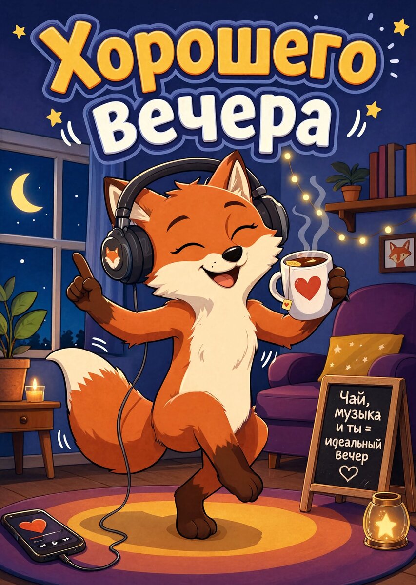 Открытка Доброго вечера #101