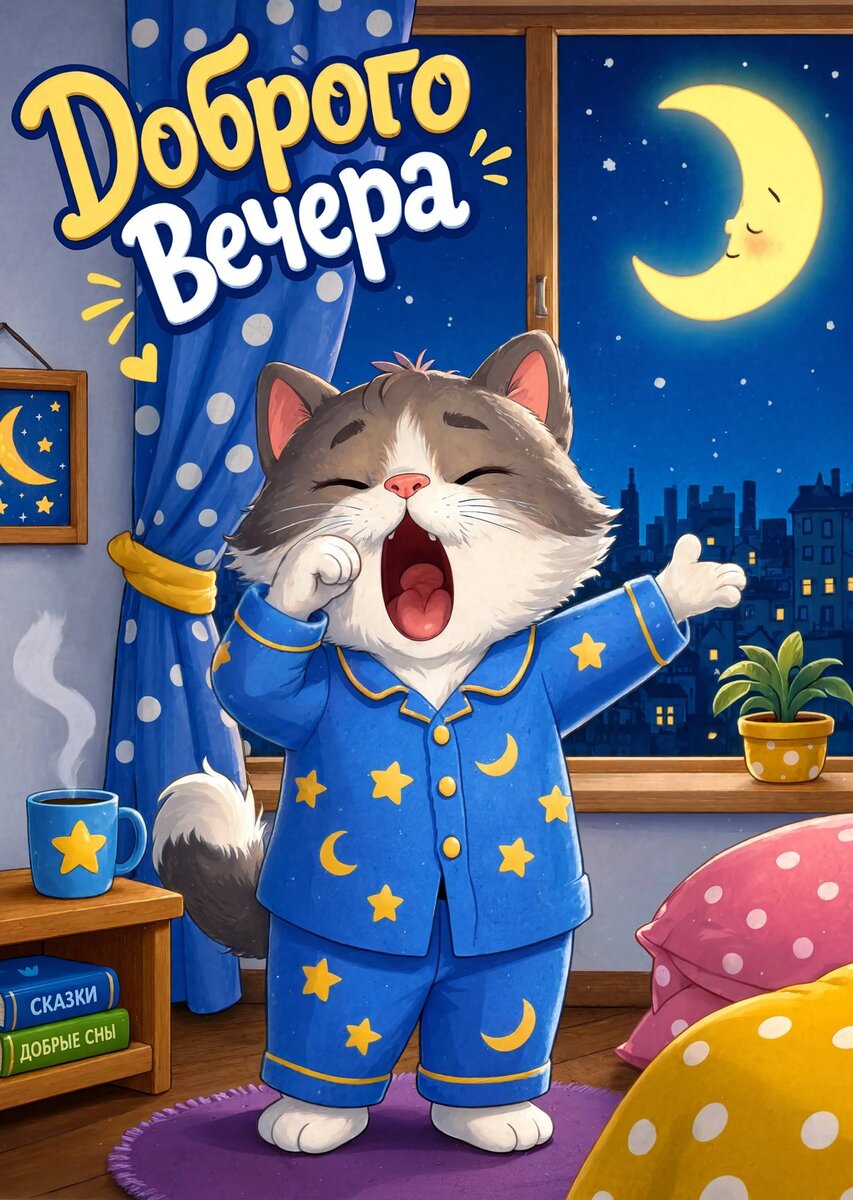 Открытка Доброго вечера #103