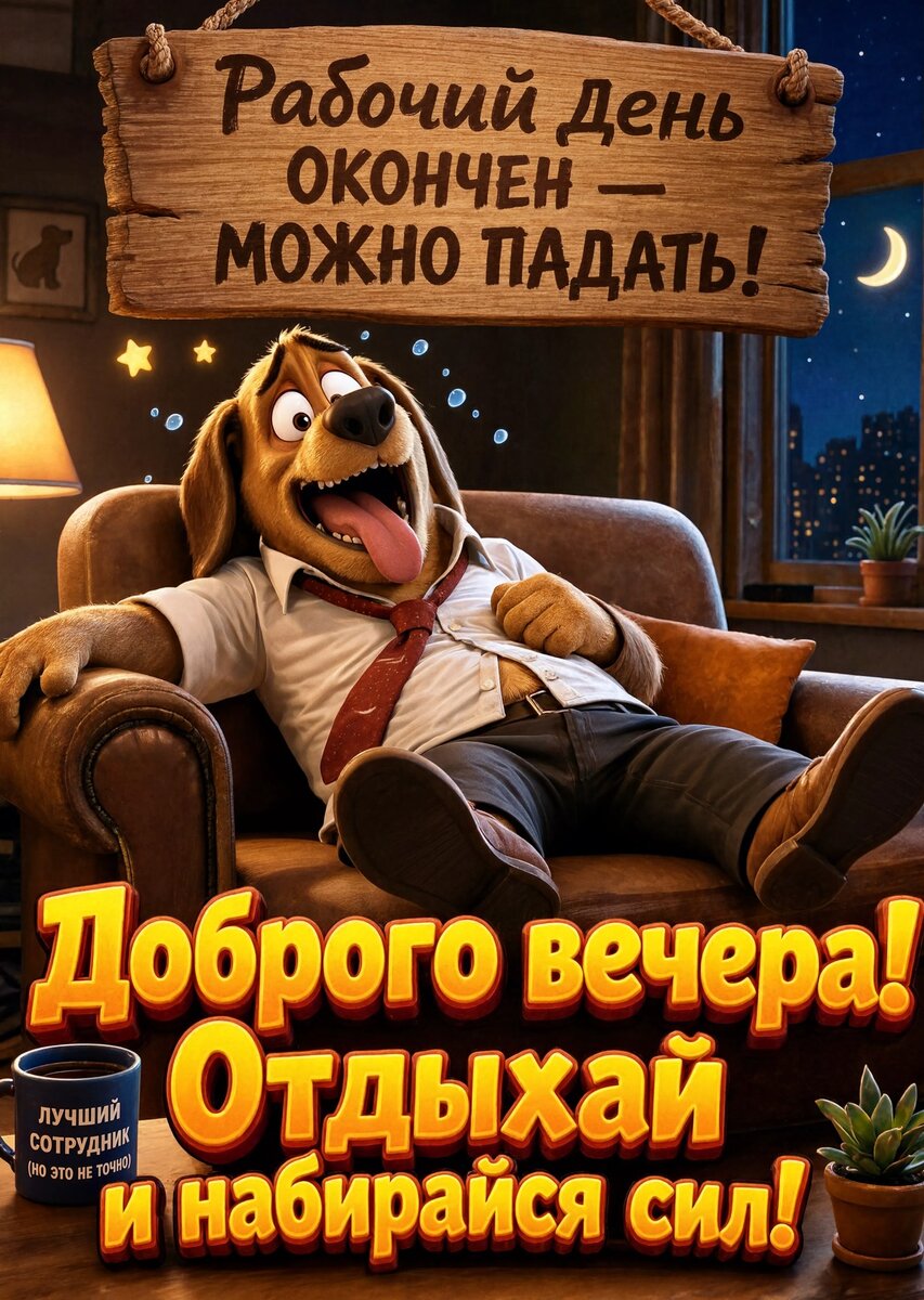 Открытка Доброго Вечера #21