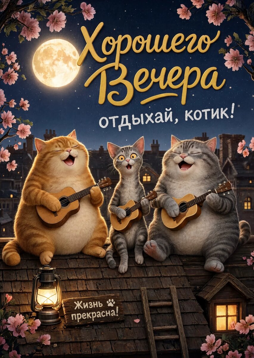 Открытка Доброго Вечера #22