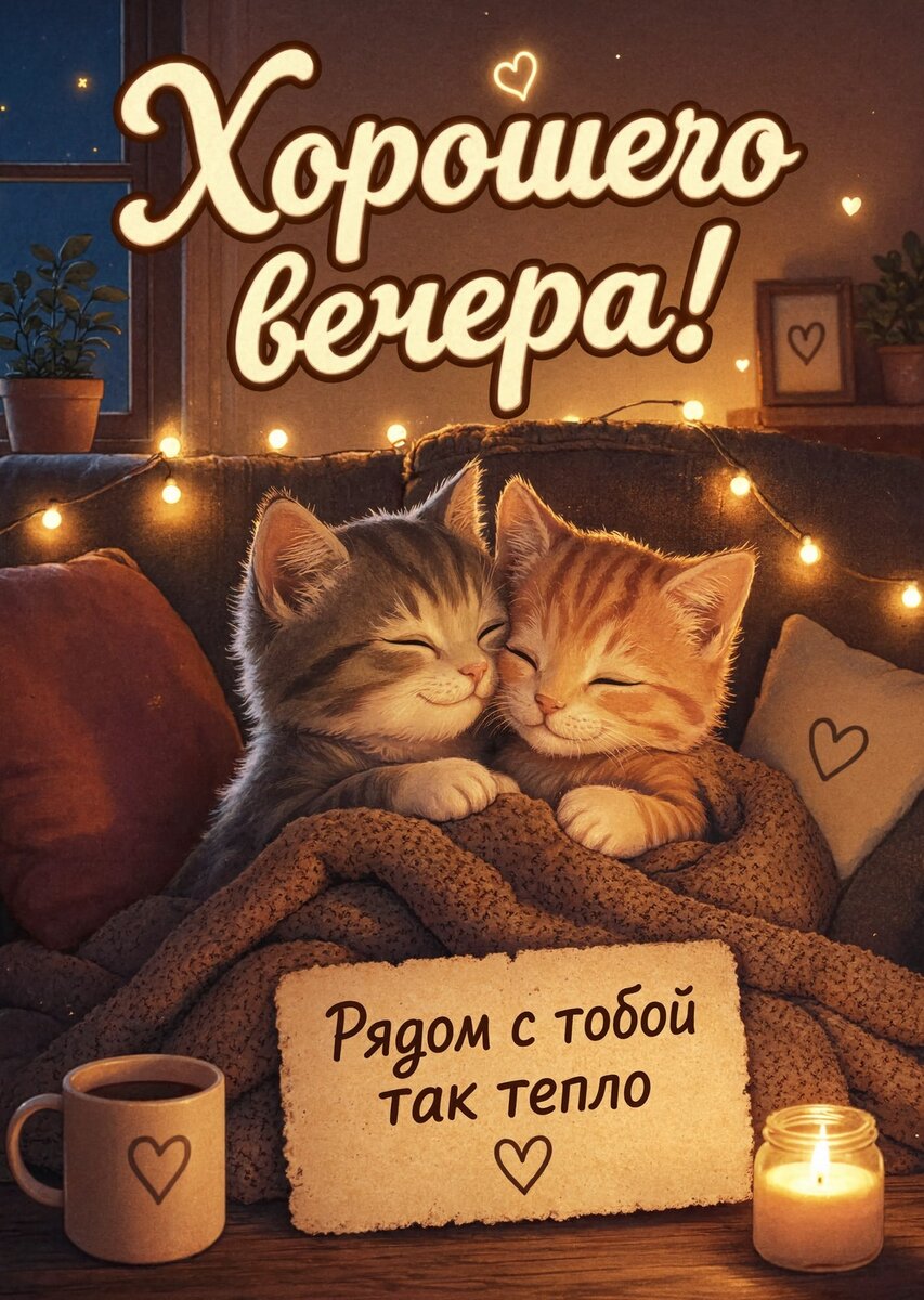 Открытка Доброго Вечера #23