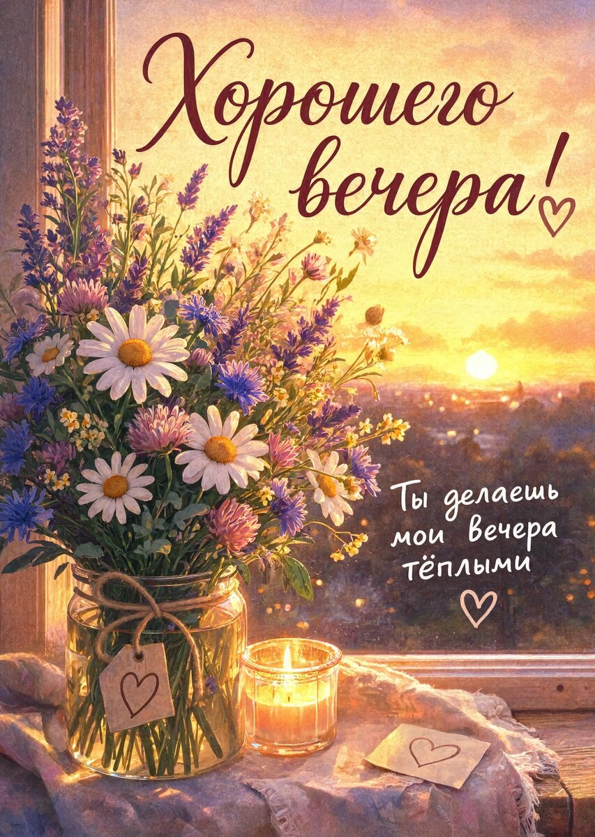 Открытка Доброго Вечера #25