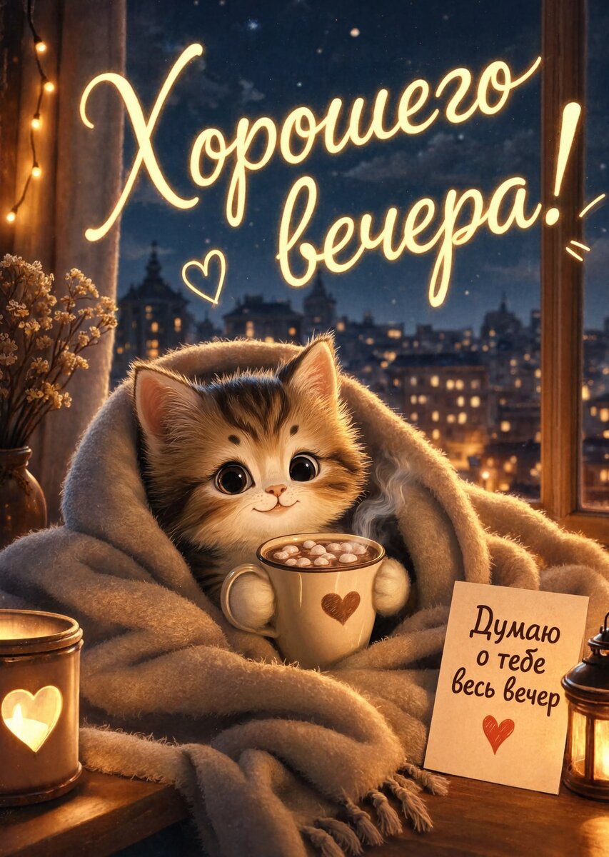Открытка Доброго Вечера #26