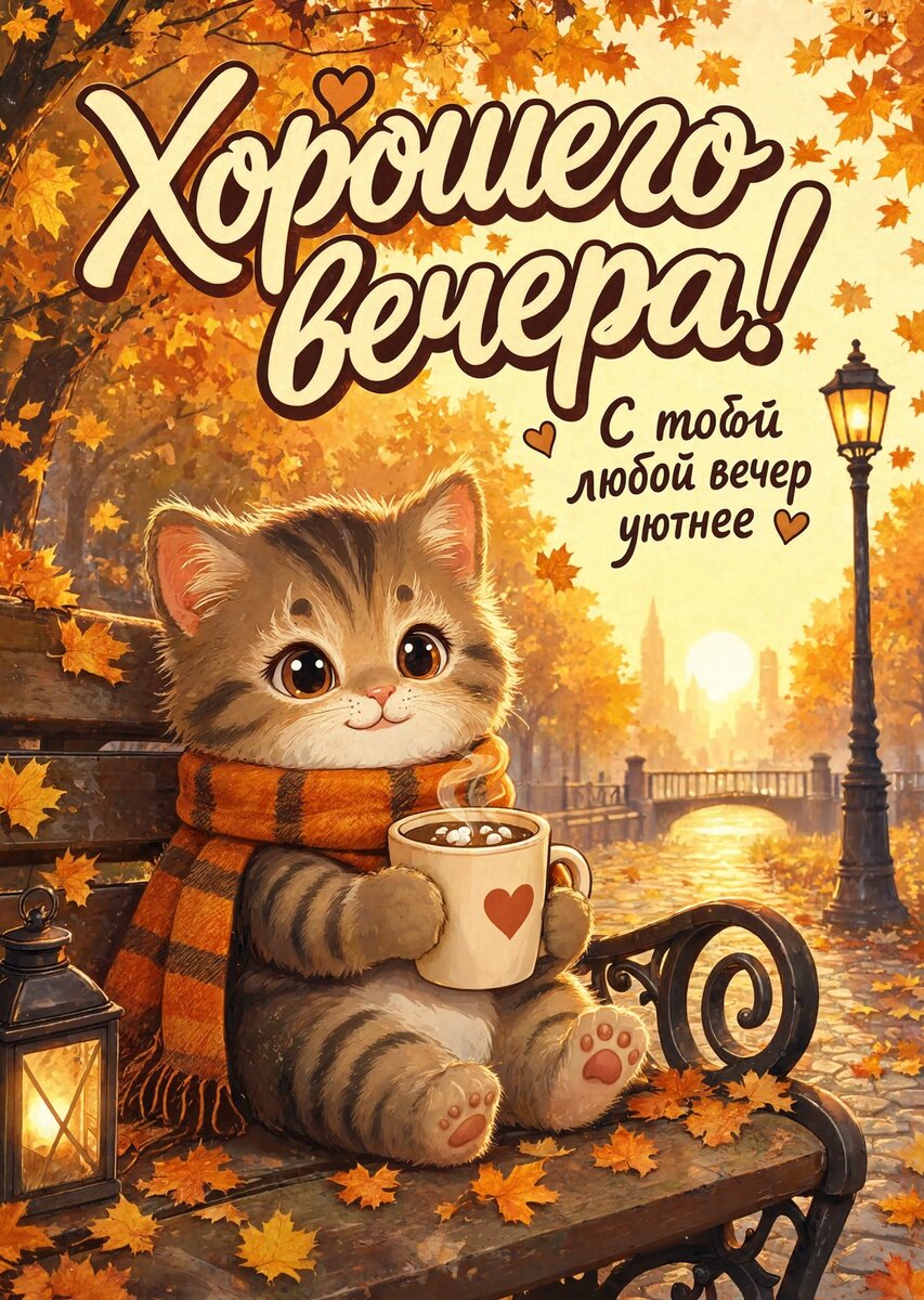 Открытка Доброго Вечера #28