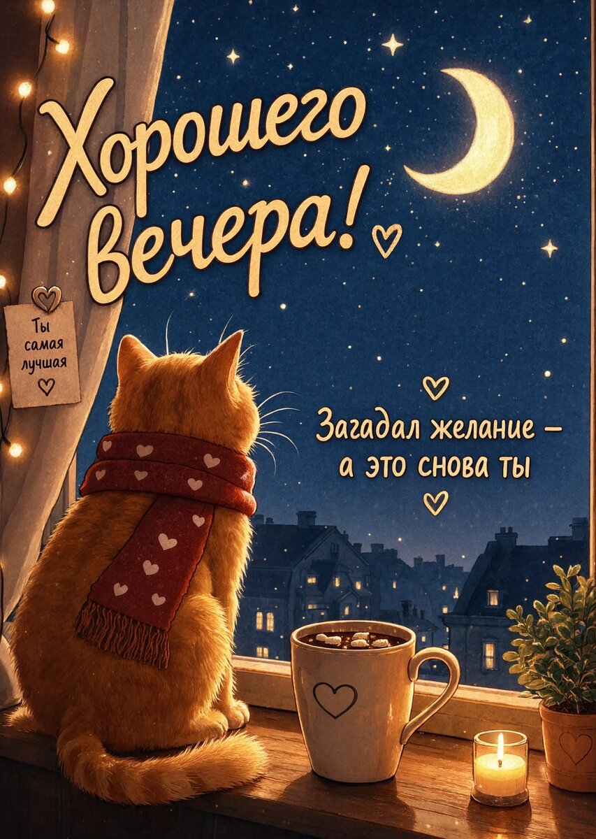Открытка Доброго Вечера #30