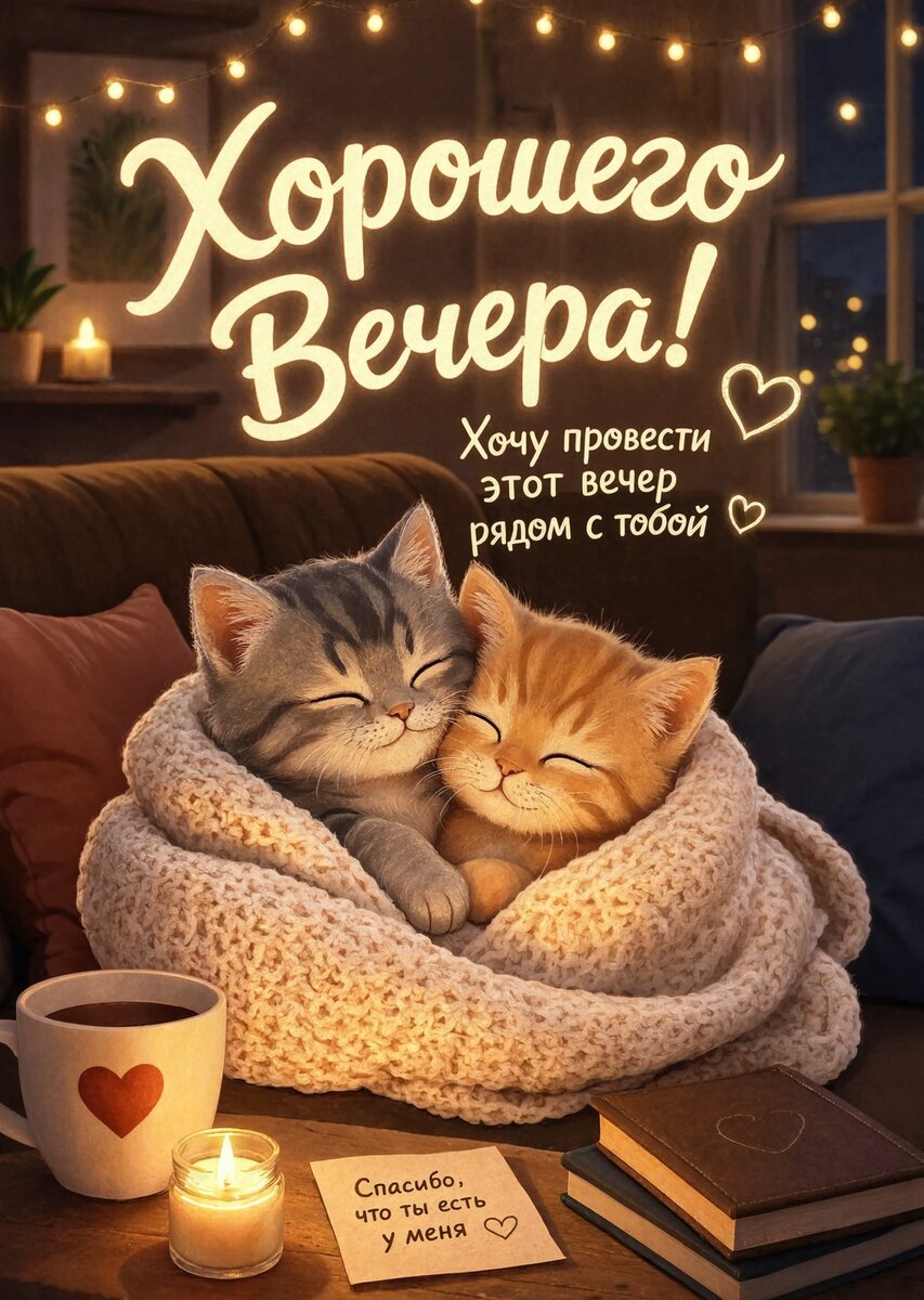 Открытка Доброго Вечера #32