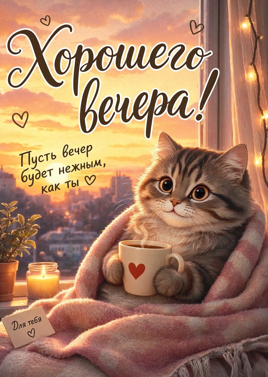 Открытка Доброго Вечера #33