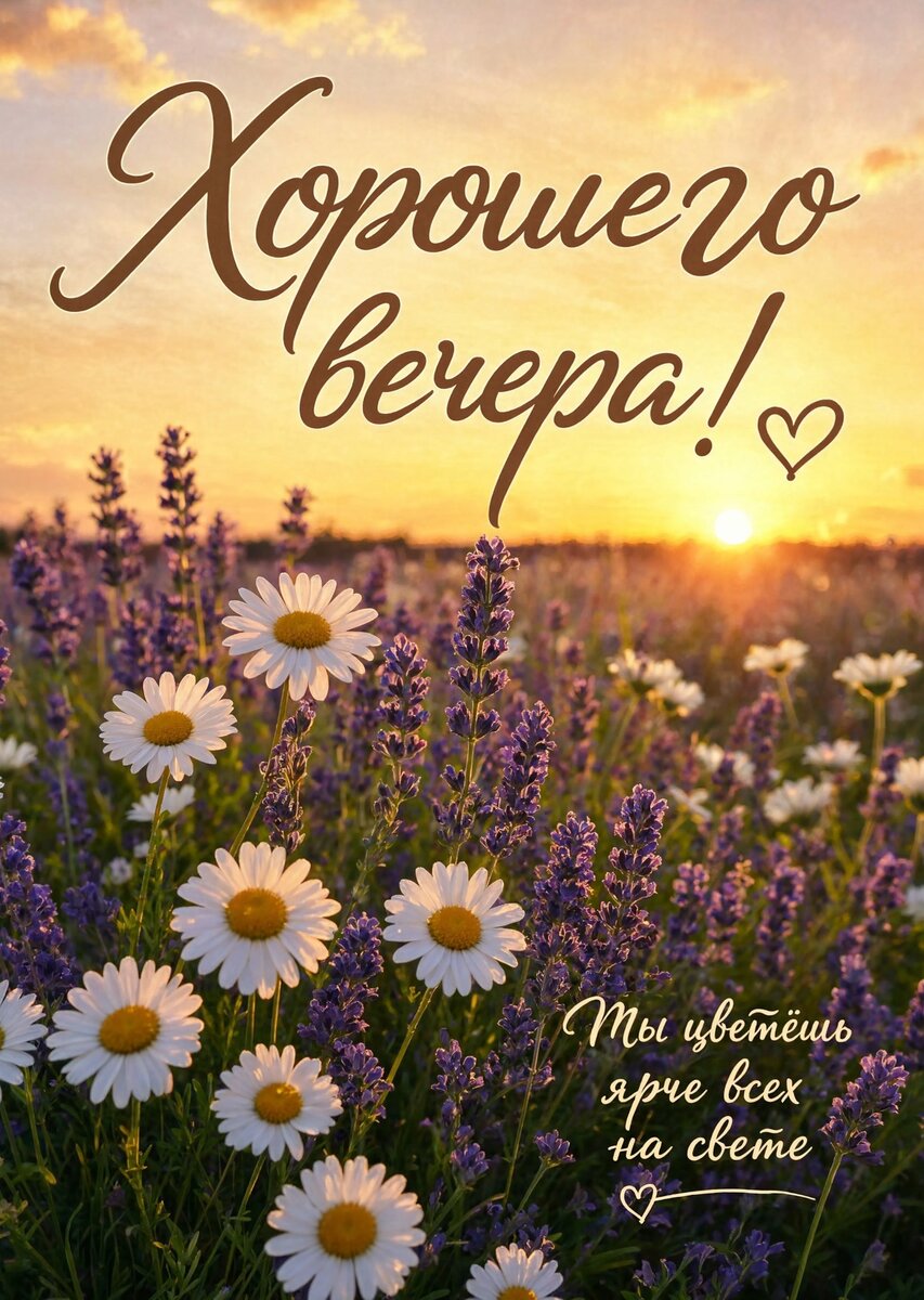 Открытка Доброго Вечера #34