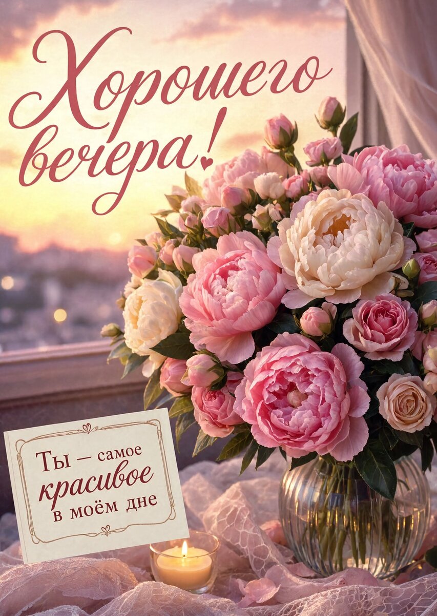 Открытка Доброго Вечера #35