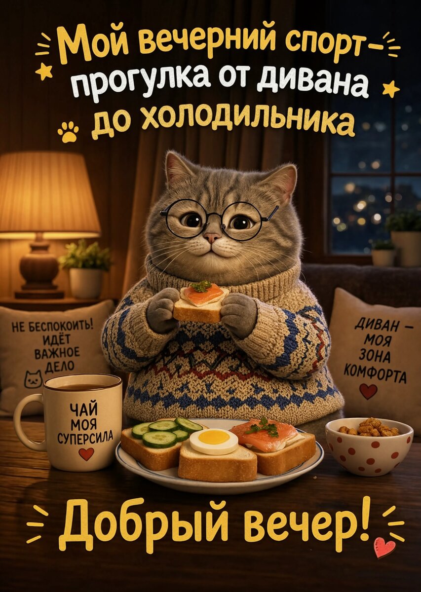 Открытка Доброго Вечера #36