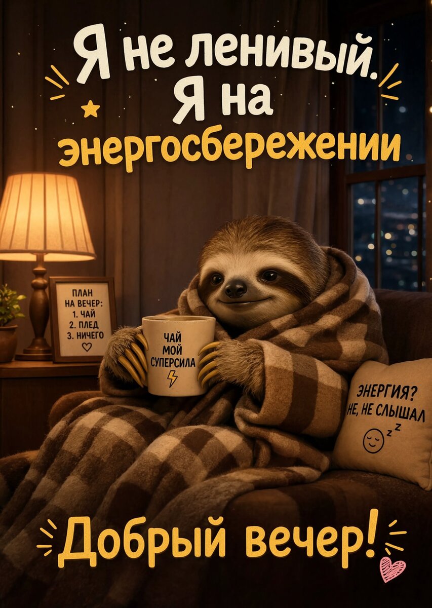 Открытка Доброго Вечера #37