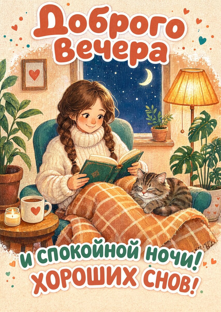 Открытка Доброго Вечера #38