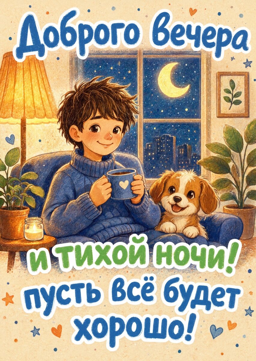 Открытка Доброго Вечера #40