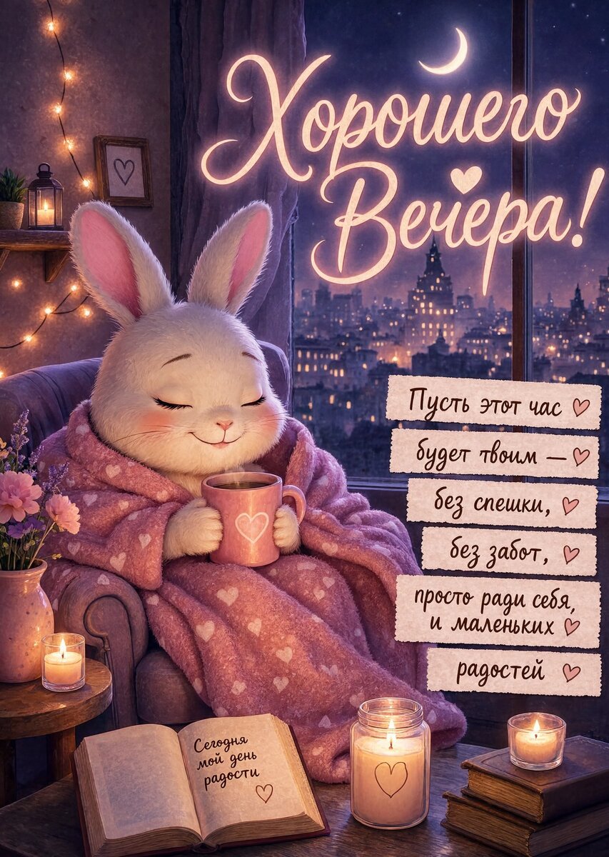 Открытка Доброго Вечера #42