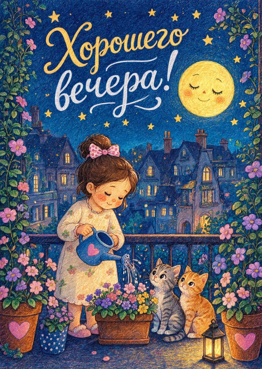 Открытка Доброго Вечера #45