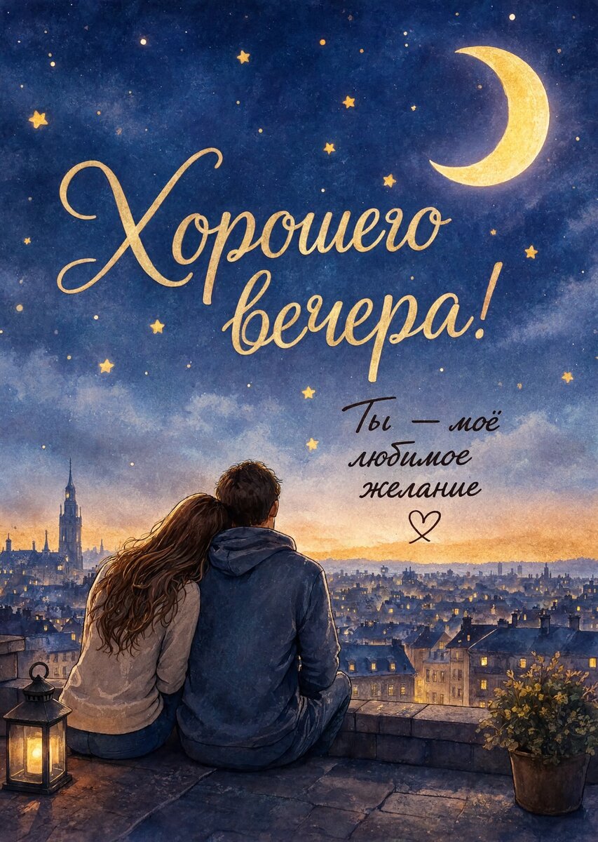Открытка Доброго Вечера #51