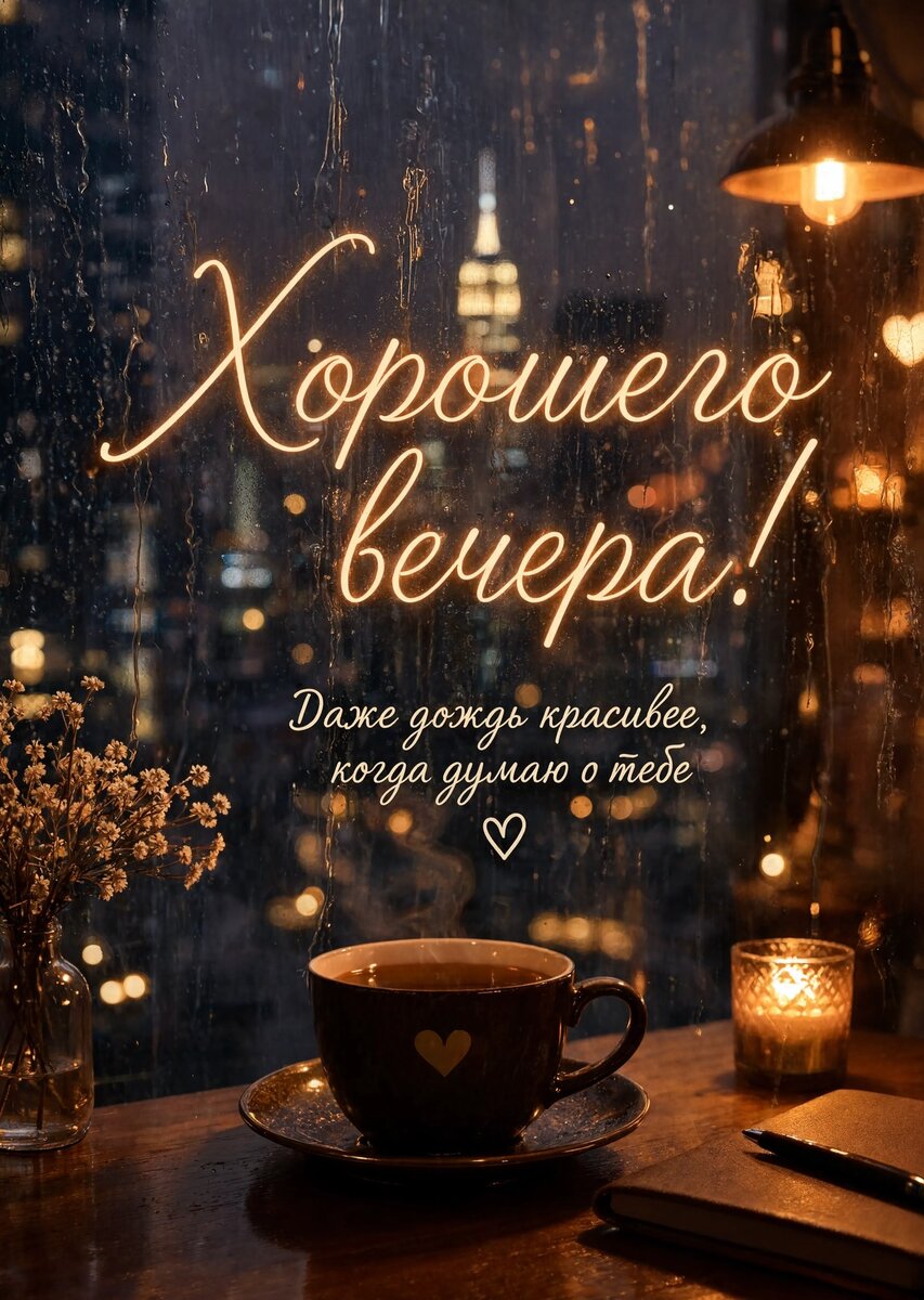 Открытка Доброго Вечера #56