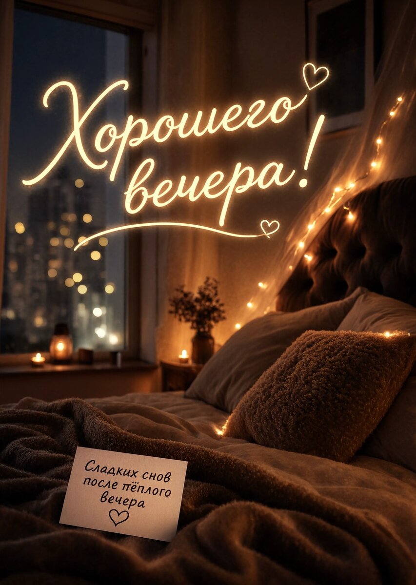 Открытка Доброго Вечера #57