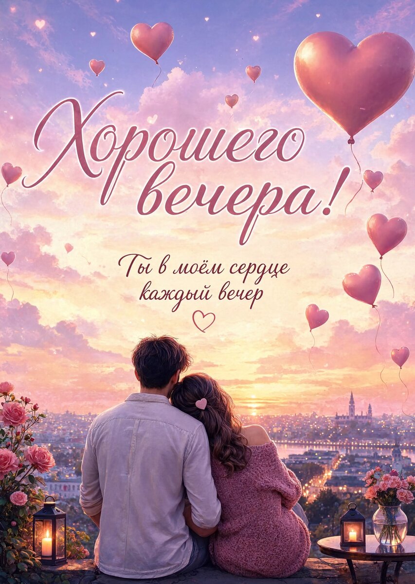 Открытка Доброго Вечера #60