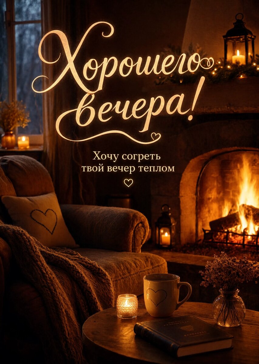 Открытка Доброго Вечера #61