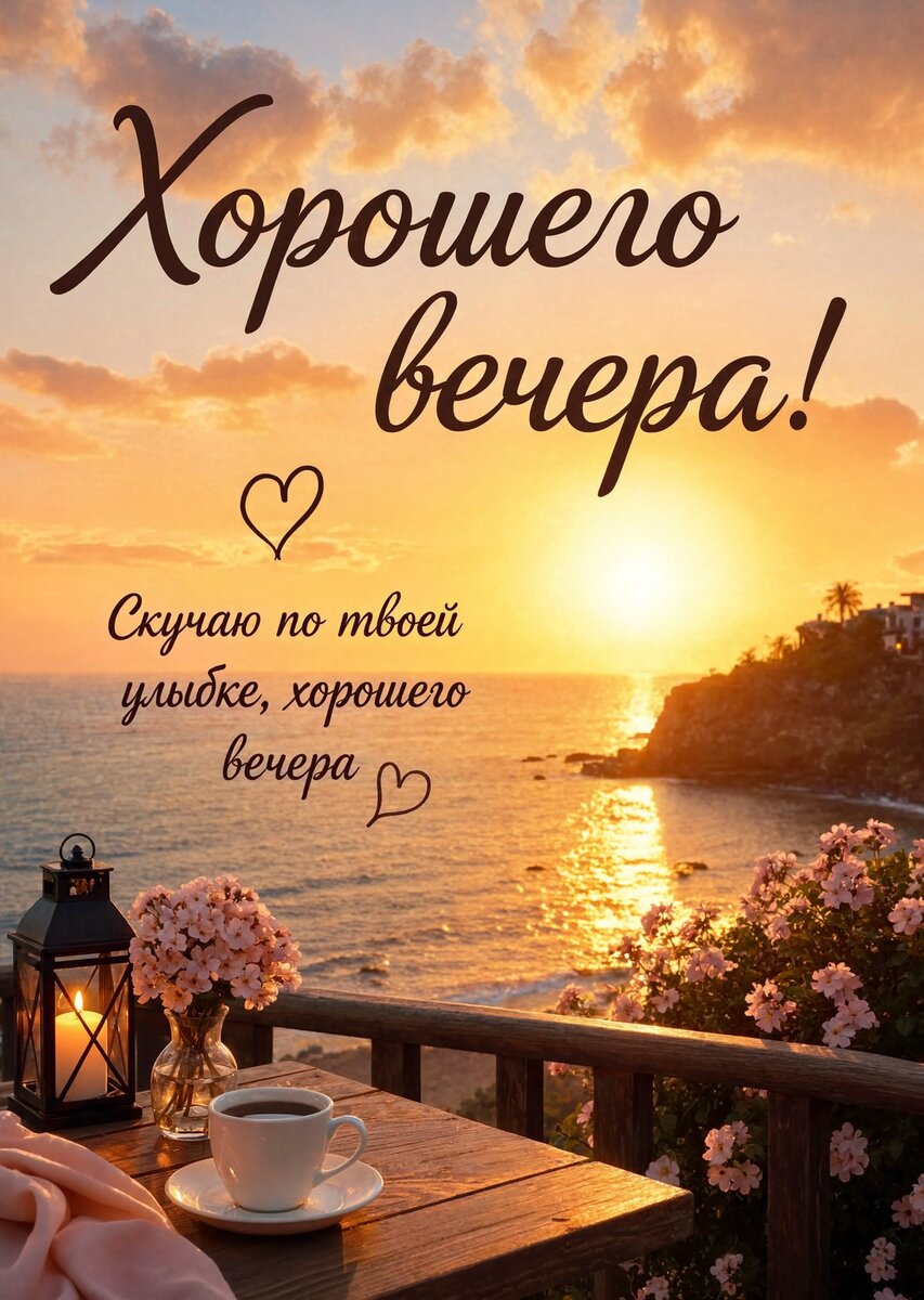 Открытка Доброго Вечера #62