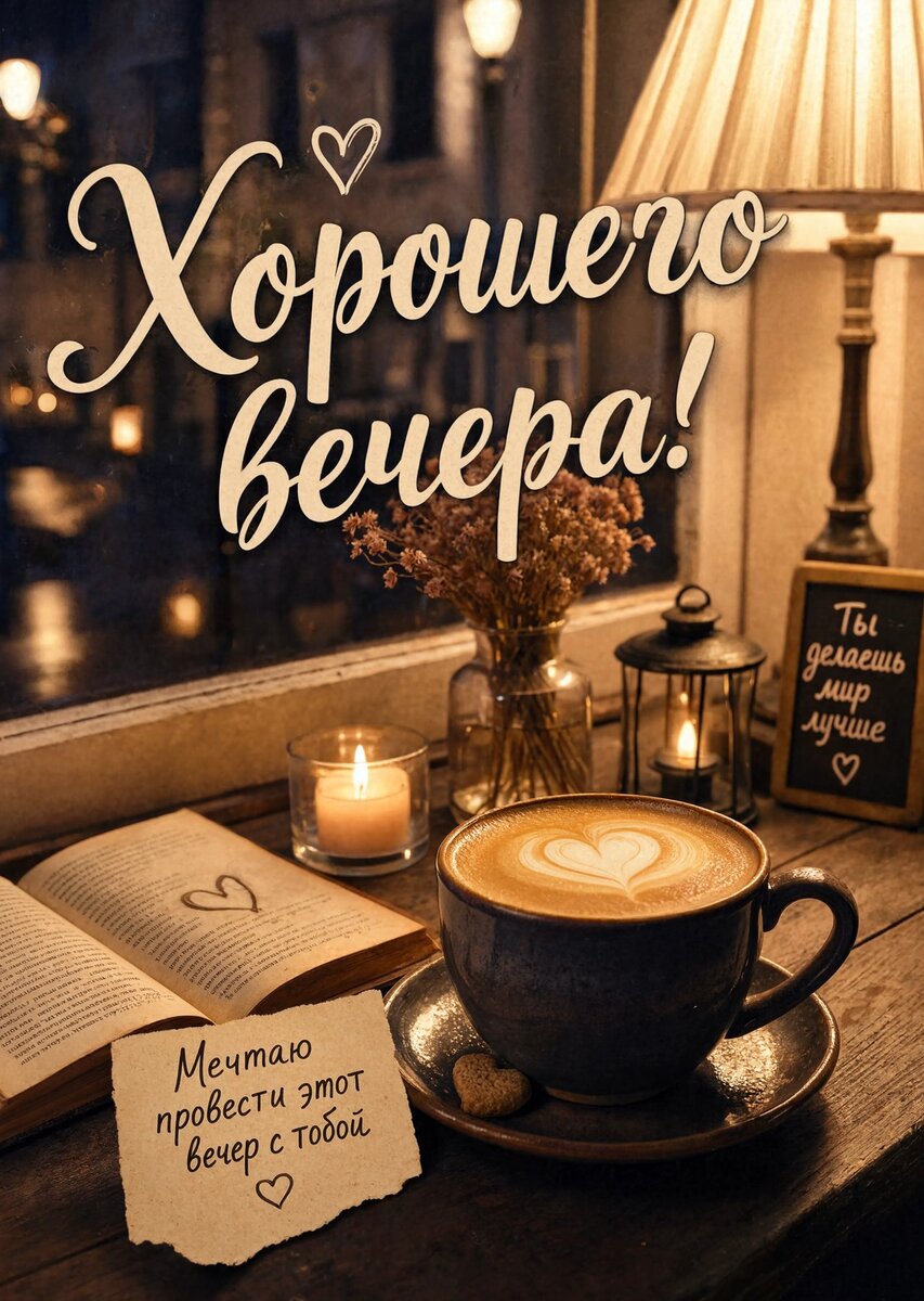 Открытка Доброго Вечера #63