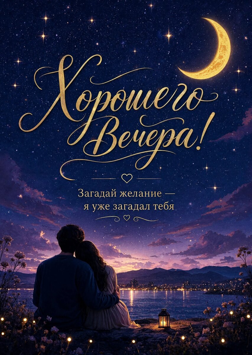Открытка Доброго Вечера #64
