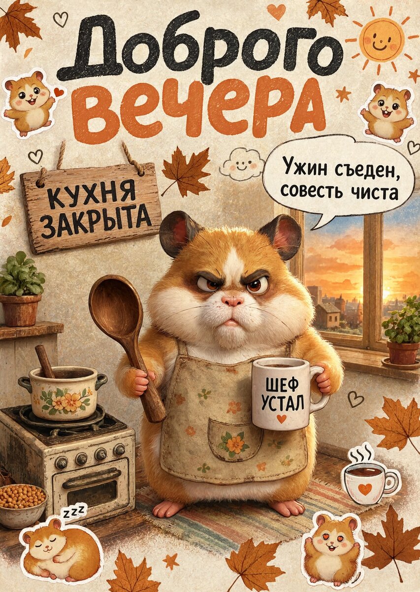 Открытка Доброго вечера #70