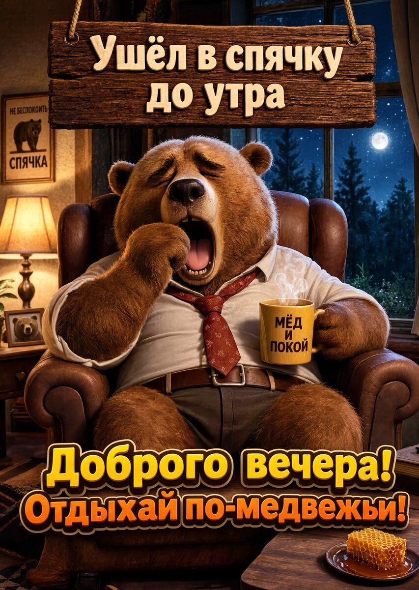 Открытка Доброго вечера #74