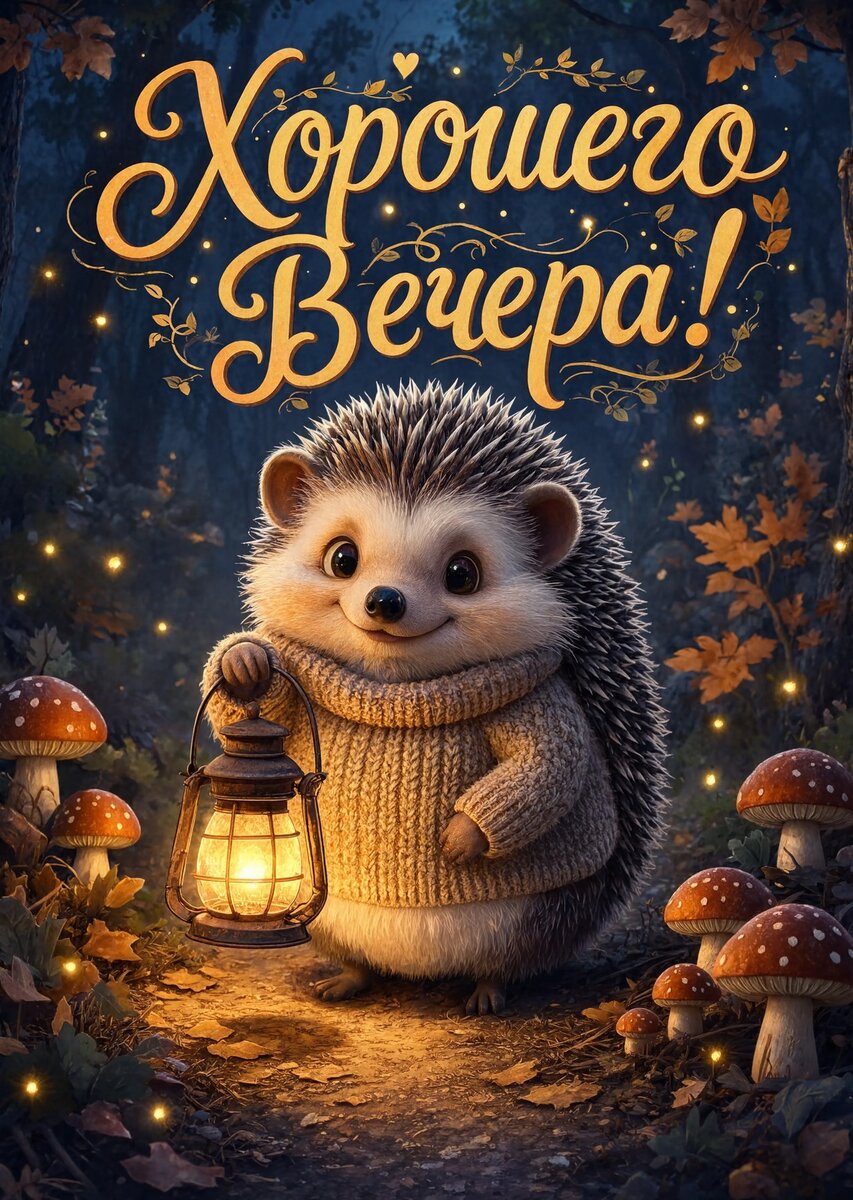 Открытка Доброго вечера #77