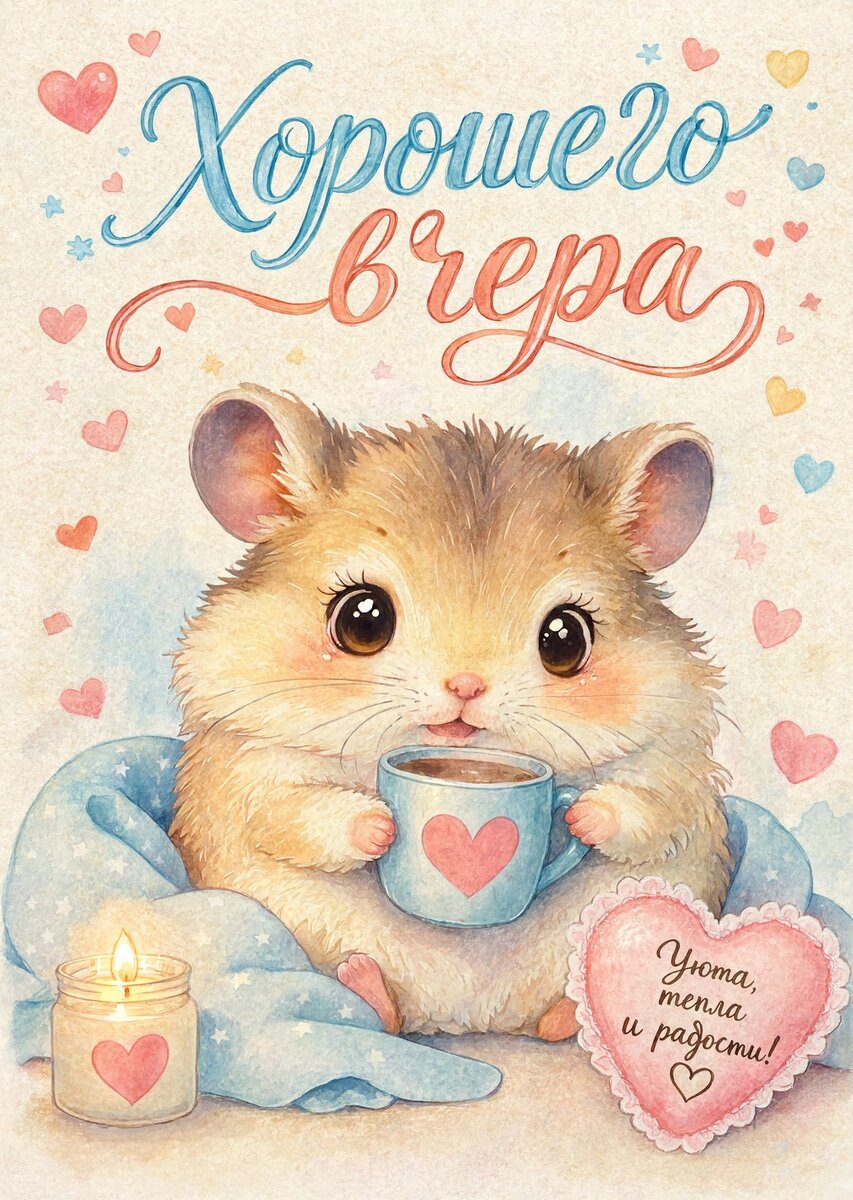 Открытка Доброго вечера #85