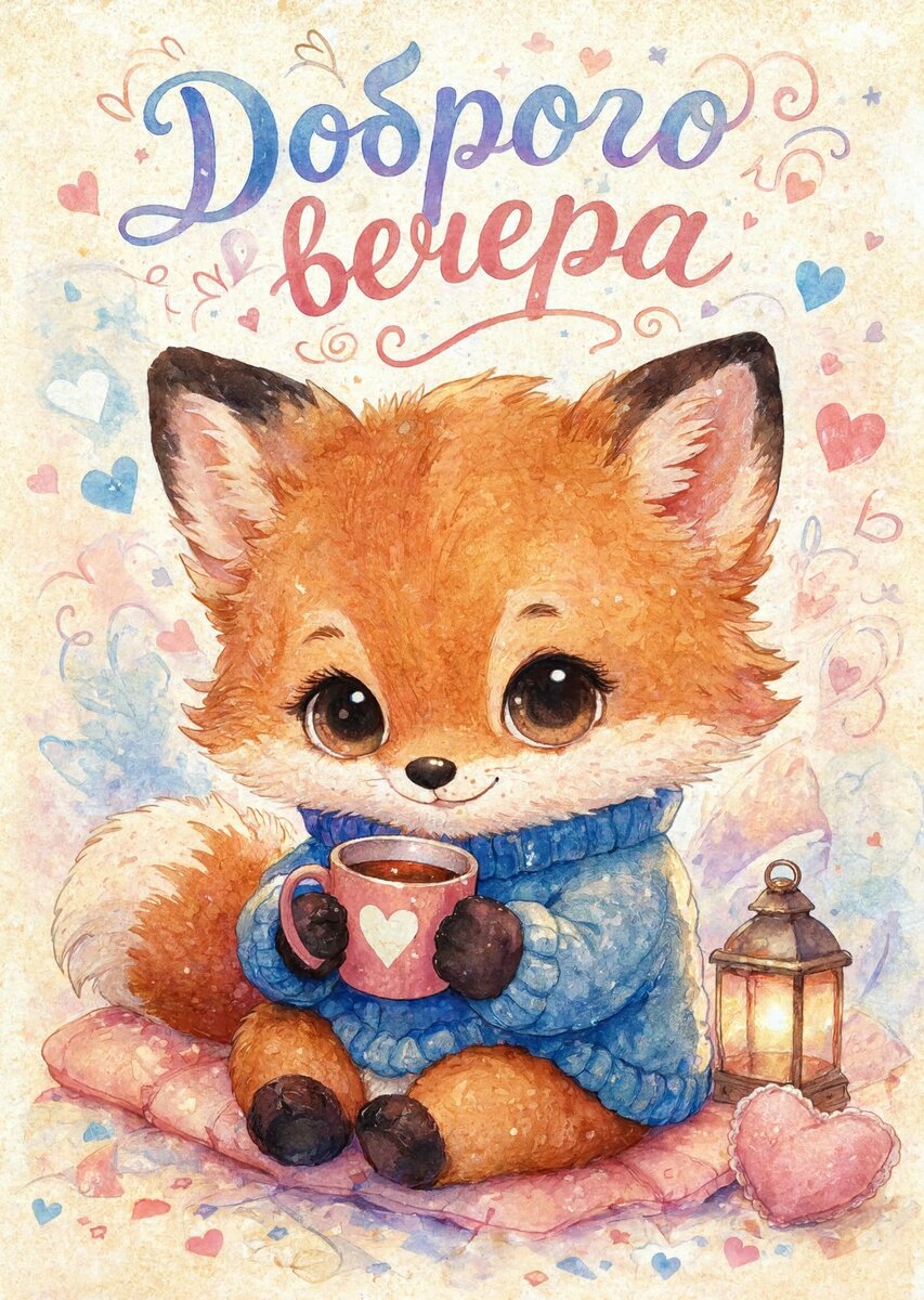 Открытка Доброго вечера #87