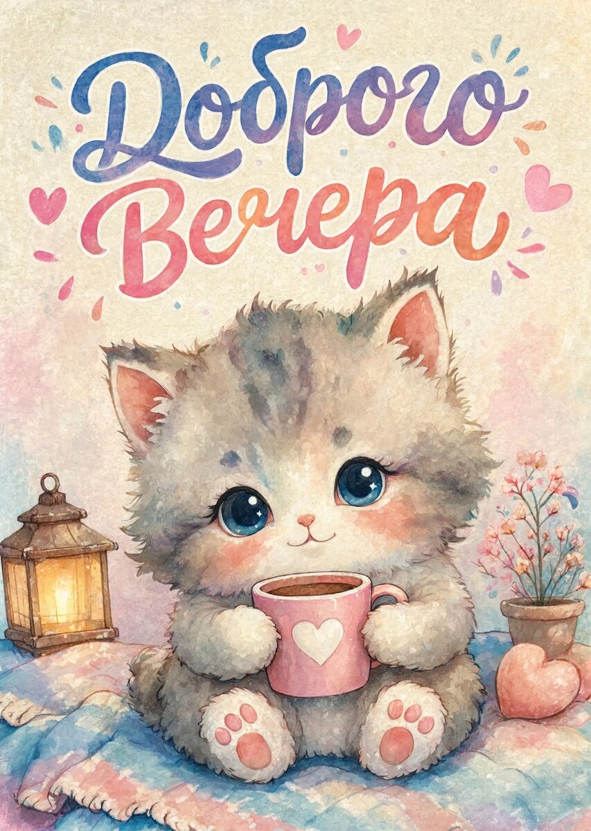 Открытка Доброго вечера #91