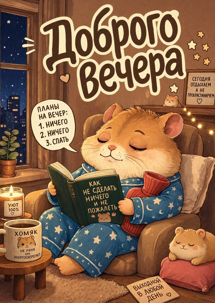Открытка Доброго вечера #92