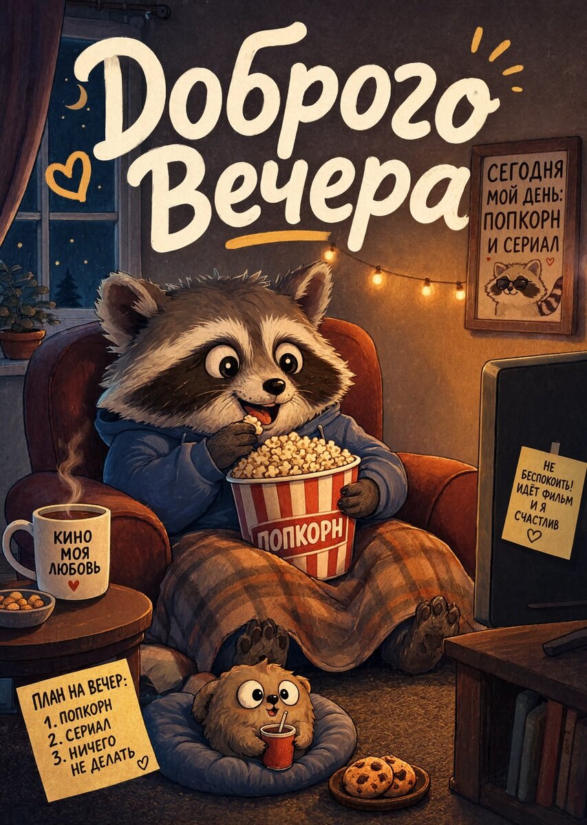 Открытка Доброго вечера #93