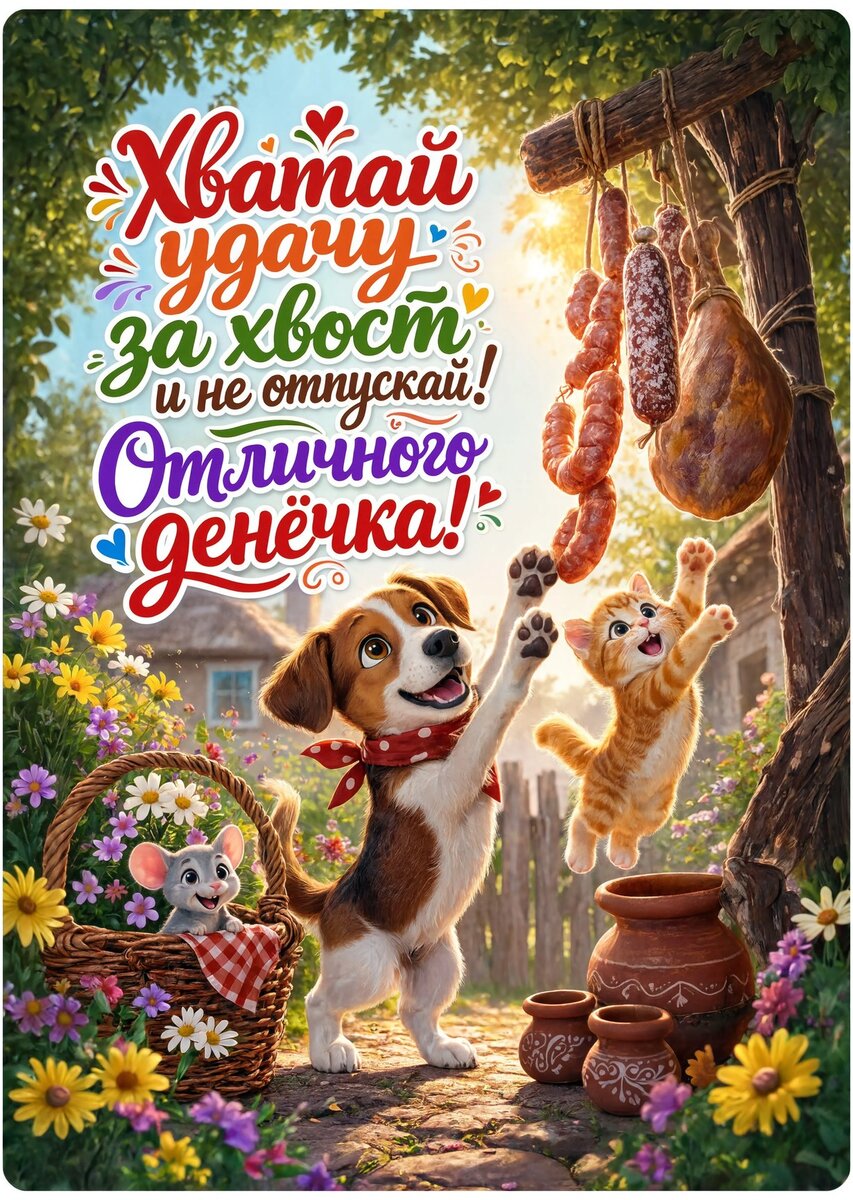 Открытка "Хорошего дня" #10