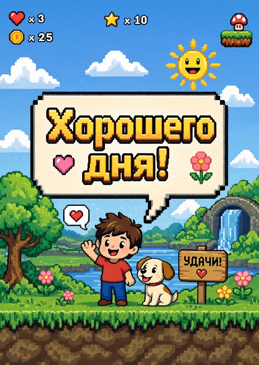 Открытка "Хорошего дня" #122