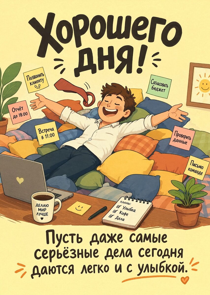 Открытка "Хорошего дня" #210